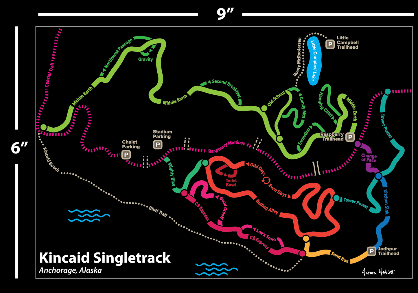 Kincaid Singletrack Decal