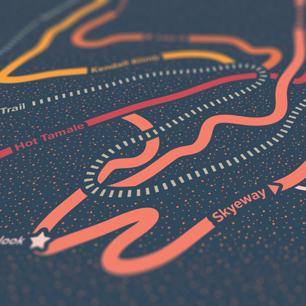 Mirror Lake Singletrack Poster