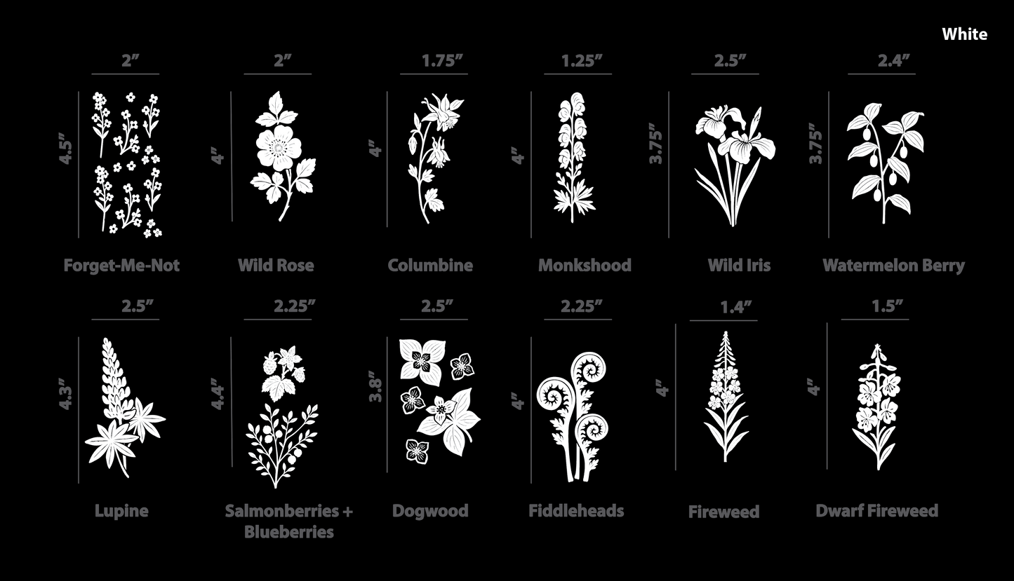 Individual Wild Flowers