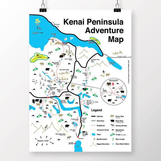 Kenai Adventure Map