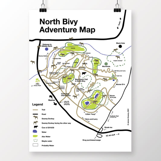 North Bivy Adventure Map