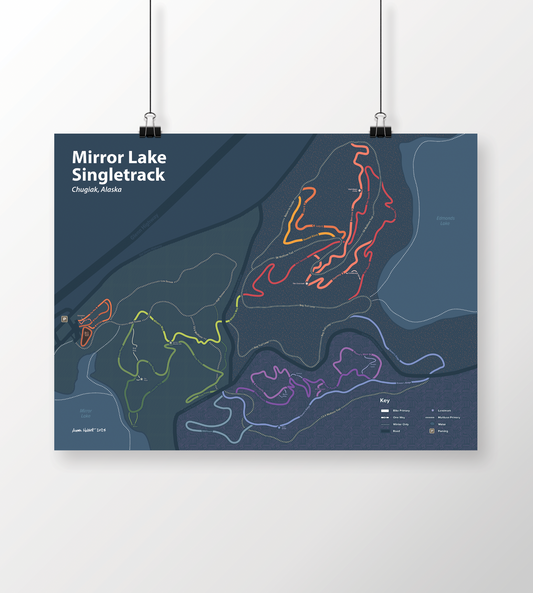 Pre-Order: Mirror Lake Singletrack Poster