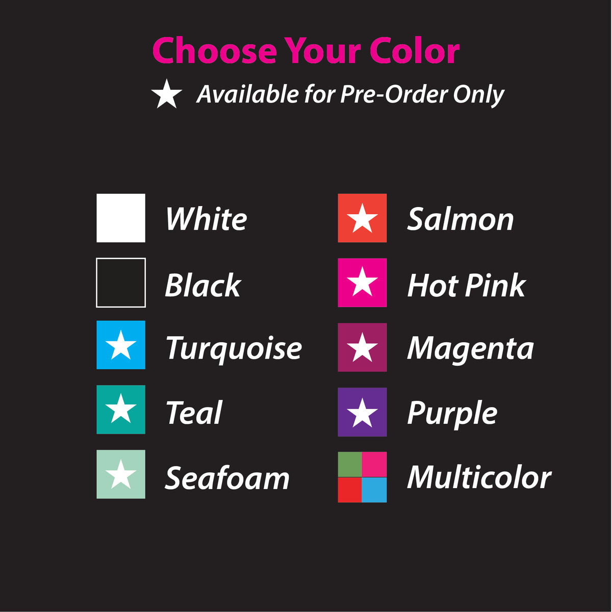 Pre-order: Wildflower 6"x1" Strips - Custom Colors