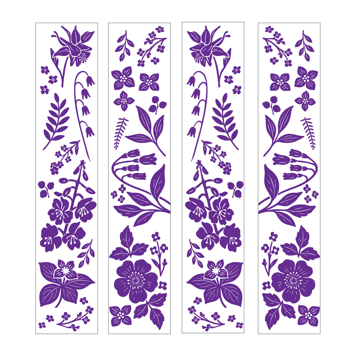 Pre-order: Wildflower 6"x1" Strips - Custom Colors